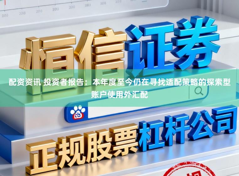 配资资讯 投资者报告：本年度至今仍在寻找适配策略的探索型账户使用外汇配