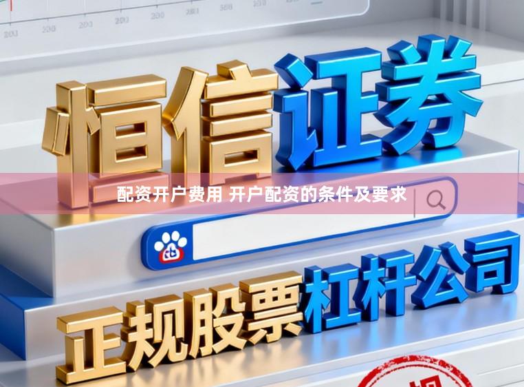 配资开户费用 开户配资的条件及要求